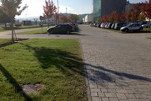 CORE Grass 55-45 installed in a parking
